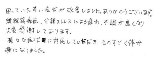 82 男性 40代 体調不良 繊維筋痛症