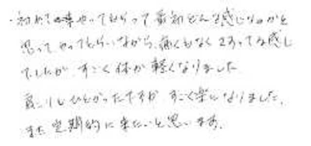 571 女性 50代 疲労、肩こり